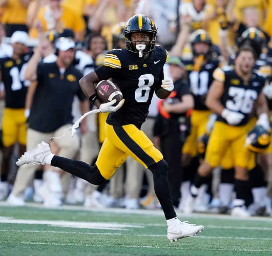 Iowa's James named to Jet Award Midseason List